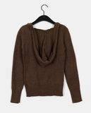 Golds Heart Button Pocket Hooded Knit