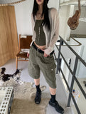Mute Dyeing Bermuda Cargo Pants