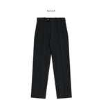 River banding linen slacks