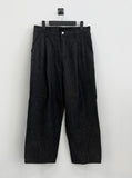 Untouched wide BK BL denim pants (raw-indigo)