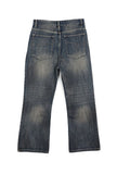 Riken Oil Washing Flare Jeans