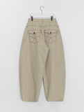 [Unisex] Kudento Stripe Cotton Wide Pants