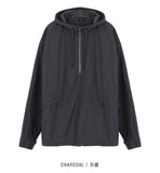 [HARU] SET UP - Hood / Half zip-up anorak
