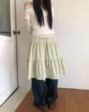 Narin Tiered Midi Skirt