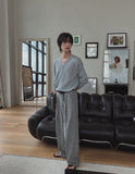 Hush long wide half banding slacks