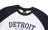 Detroit Raglan Short Sleeve Tee