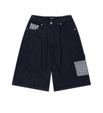 BERMUDA CHECK POCKET DENIM SHORT