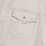 Bundry Waist Snap Pocket Short Sleeve Shirt