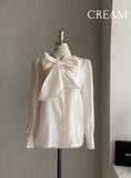 Marina Ribbon Tie Blouse