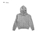 Dren Balaclava Cable Knit Hood Set