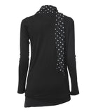 Layered Dot Scarf Long Sleeve