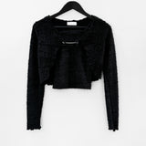 Lonti Fur Sleveeless Cardigan