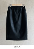 Roel Leather H-Line Skirt