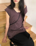 Denic Stripe Short Sleeve One Piece