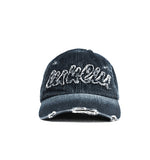 [mnem] damage denim ball cap