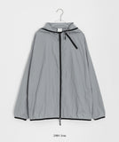 [unisex] Agenda Summer Color Matching Hood Wind Jumper