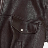 Lokia Crop Leather Jacket