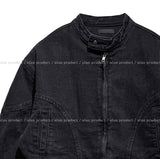 Denim Pad Crop Rider Jacket
