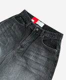 Snap Over Denim Pants