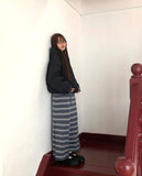 Nua check hooded overfit quilted padding