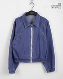 Harder Tornado incision blouson denim jacket