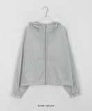 [unisex] Nedoko Summer Nylon String Wind Hood Jumper