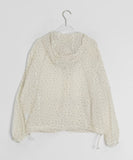 Ikoha Flower String Hood Windbreaker