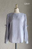 Lyle Ribbon Shirring Blouse