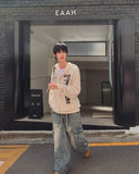 Hess Knit Hooded Zip-up