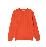 French Cable Round Knit