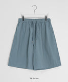 [unisex] Buh Summer Nylon Banding Bermuda Pants