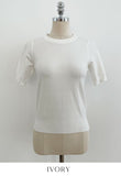 Today Round Basic Short Sleeve Knit