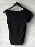 Nell Half Sleeve Unbalanced Tee