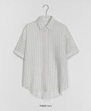 Hueville Summer Stripe Short Sleeve Shirt