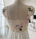 Raffin Flower Lace Sleeveless One Piece