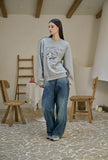 Puppy Love Embroidered Sweatshirt