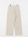 [unisex] Deady front line cotton wide pants