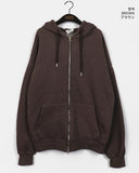 [UNISEX] Naden Cozy Overfit Two-Way Brushed Hood Zip-Up