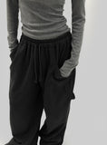 Durban Unbalanced Brushed Sweatpants