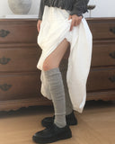 Hirat Lace Ribbed Knee Socks