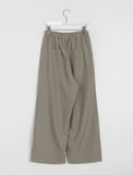 Okono Banding Pin Tuck Slacks