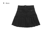 Gir Pocket Pleated Mini Skirt