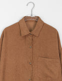 Kaneko Corduroy Shirt Long One Piece