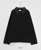 [unisex] Tobeer Color Matching Collar Work Jacket