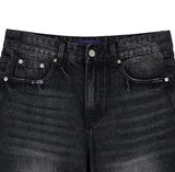 Crew Damage Bootcut Denim Pants