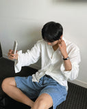 Natural linen shirt