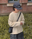 [BAONHAUS] Kyoshi Pocket Corduroy Round Cardigan