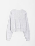 Tindos Slit Cropped Sweatshirt