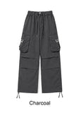 Benon Washed Buckle Cargo Pants