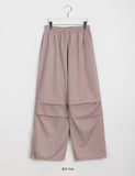 [unisex] Kidin string banding parachute pants